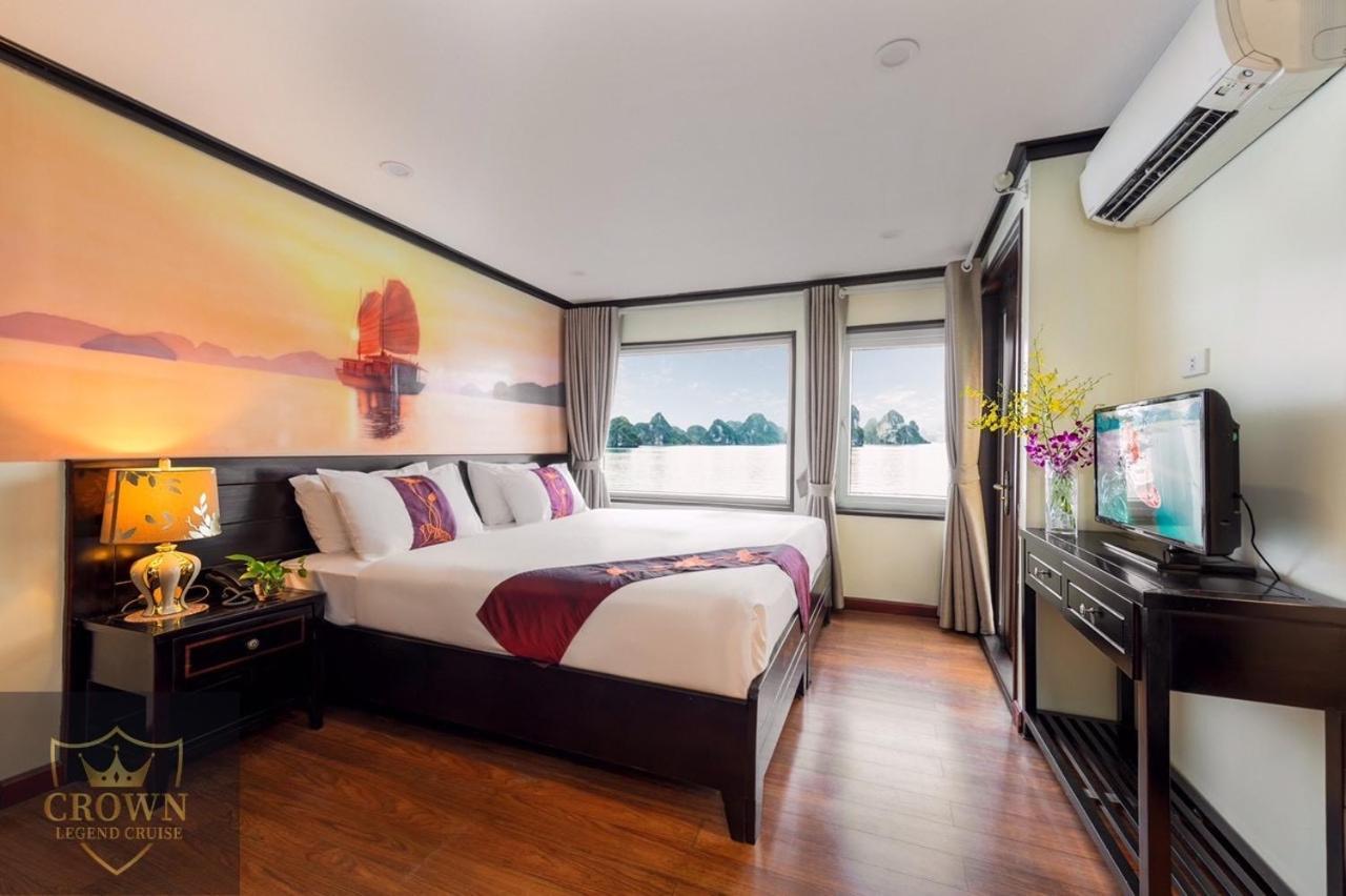 Hotel Dragon Crown Legend Cruise Hạ Long Exterior foto