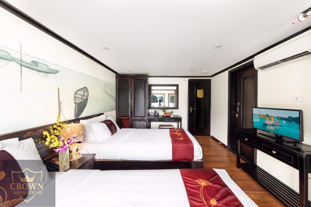 Hotel Dragon Crown Legend Cruise Hạ Long Exterior foto
