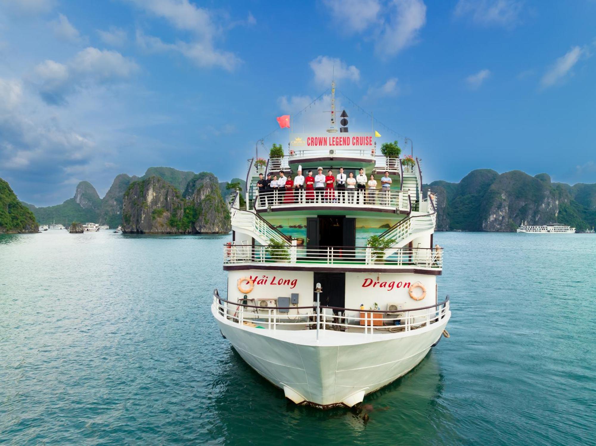 Hotel Dragon Crown Legend Cruise Hạ Long Exterior foto